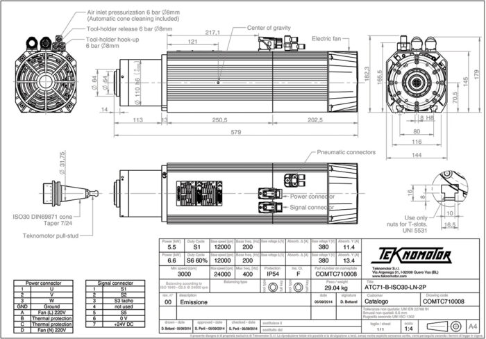 ATC71-B-ISO30-LN-2P Diagram