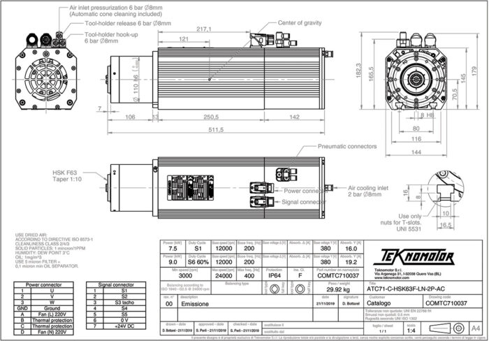 ATC71-C-HSK63F-LN-2P-AC Diagram