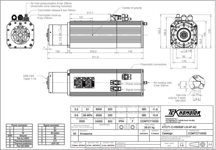 ATC71-C-HSK63F-LN-4P-AC Diagram