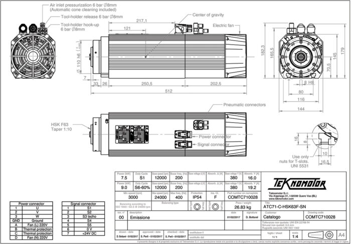 ATC71-C-HSK63F-SN Diagram