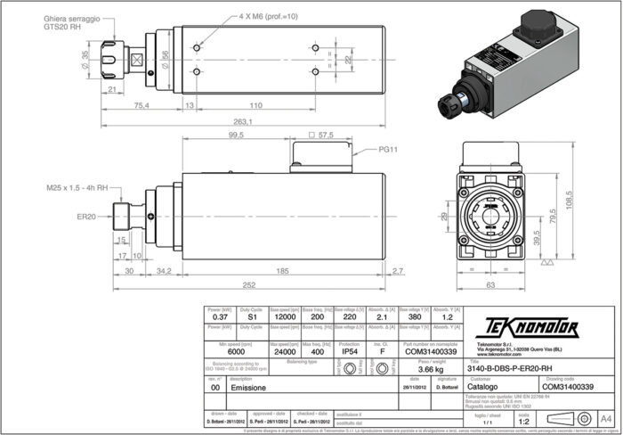 3140-B-DBS-P-ER20-RH Diagram