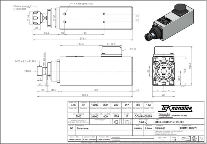 3140-C-DBS-P-ER20-RH Diagram
